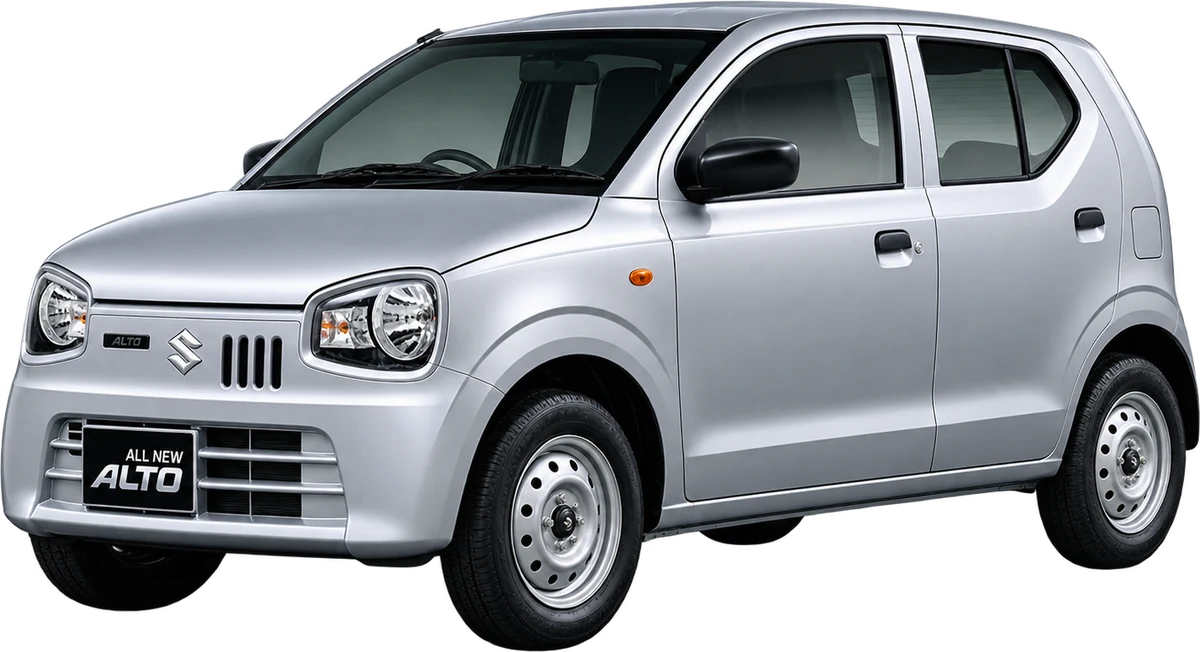 Silver Suzuki Alto VX