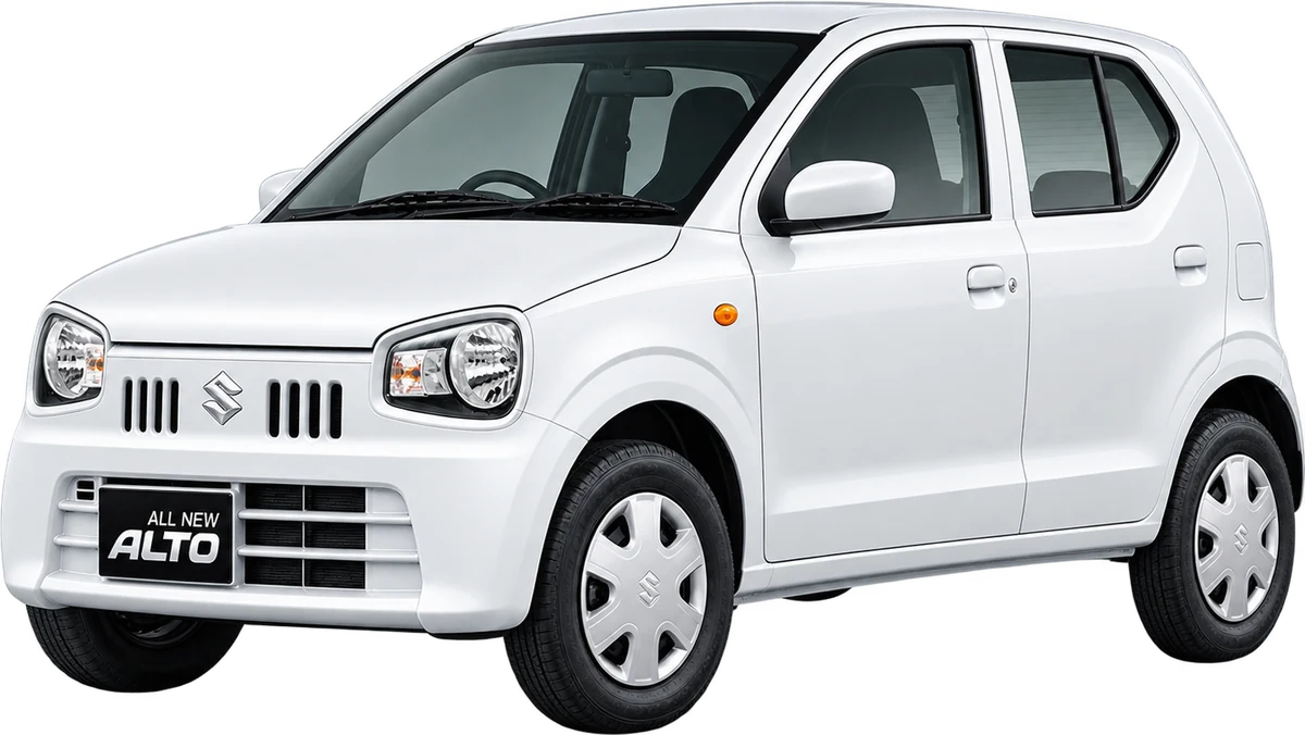 White Suzuki Alto VX