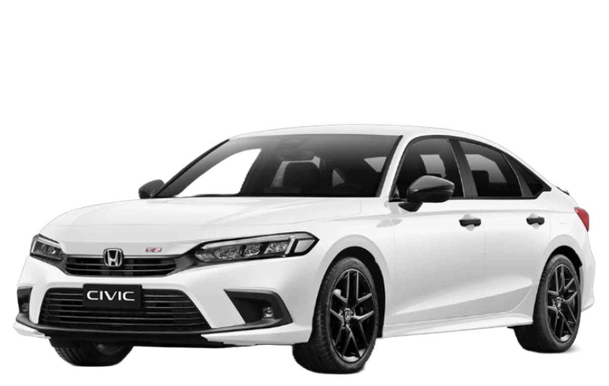 White Honda Civic RS