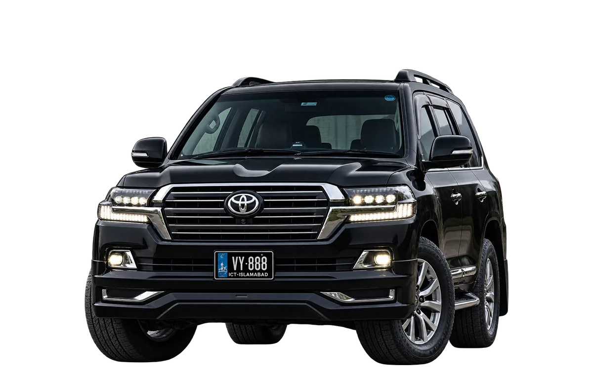 Black Land Cruiser V8 2018 Model